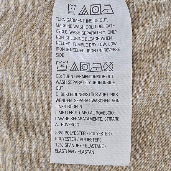 zuda Womens Z-Cool Jersey Short Sleeve Hooded Pullover Heather Oatmeal Small - Picture 12 of 15